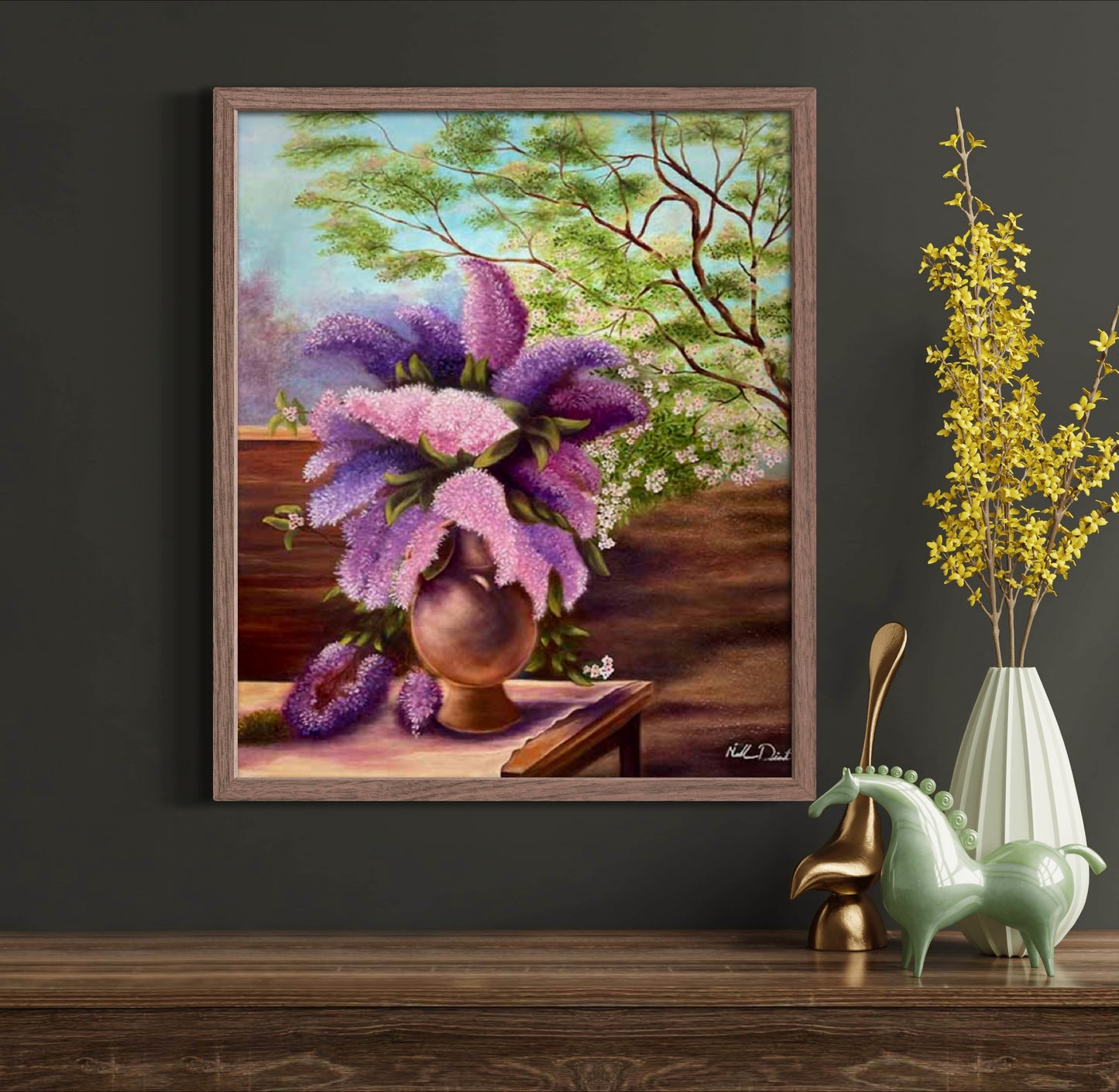 Romantic Lilacs - Art Print