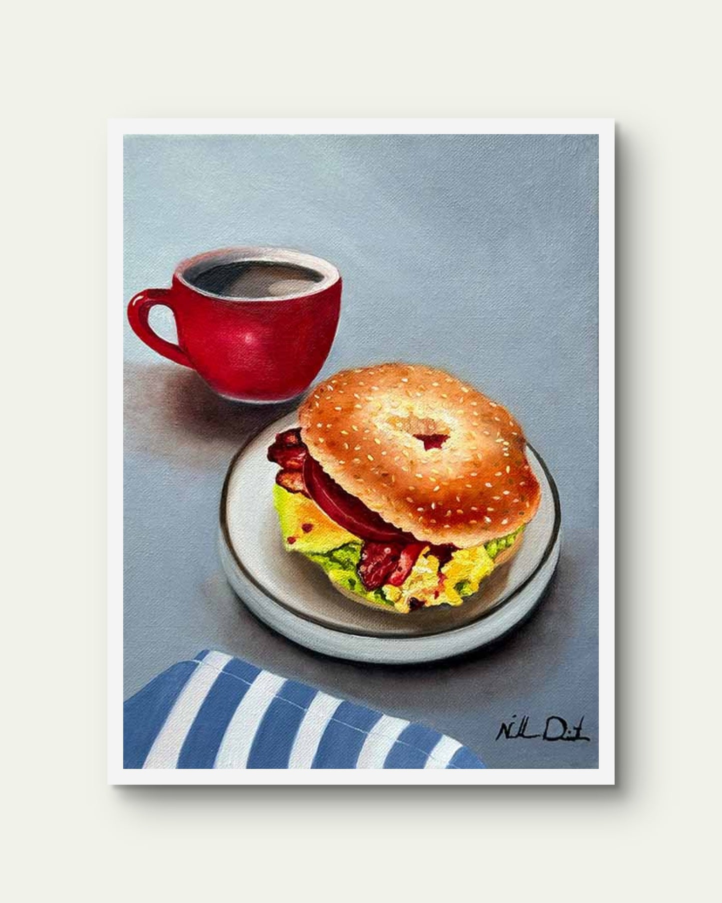 The Red Mug Moment -Art Print