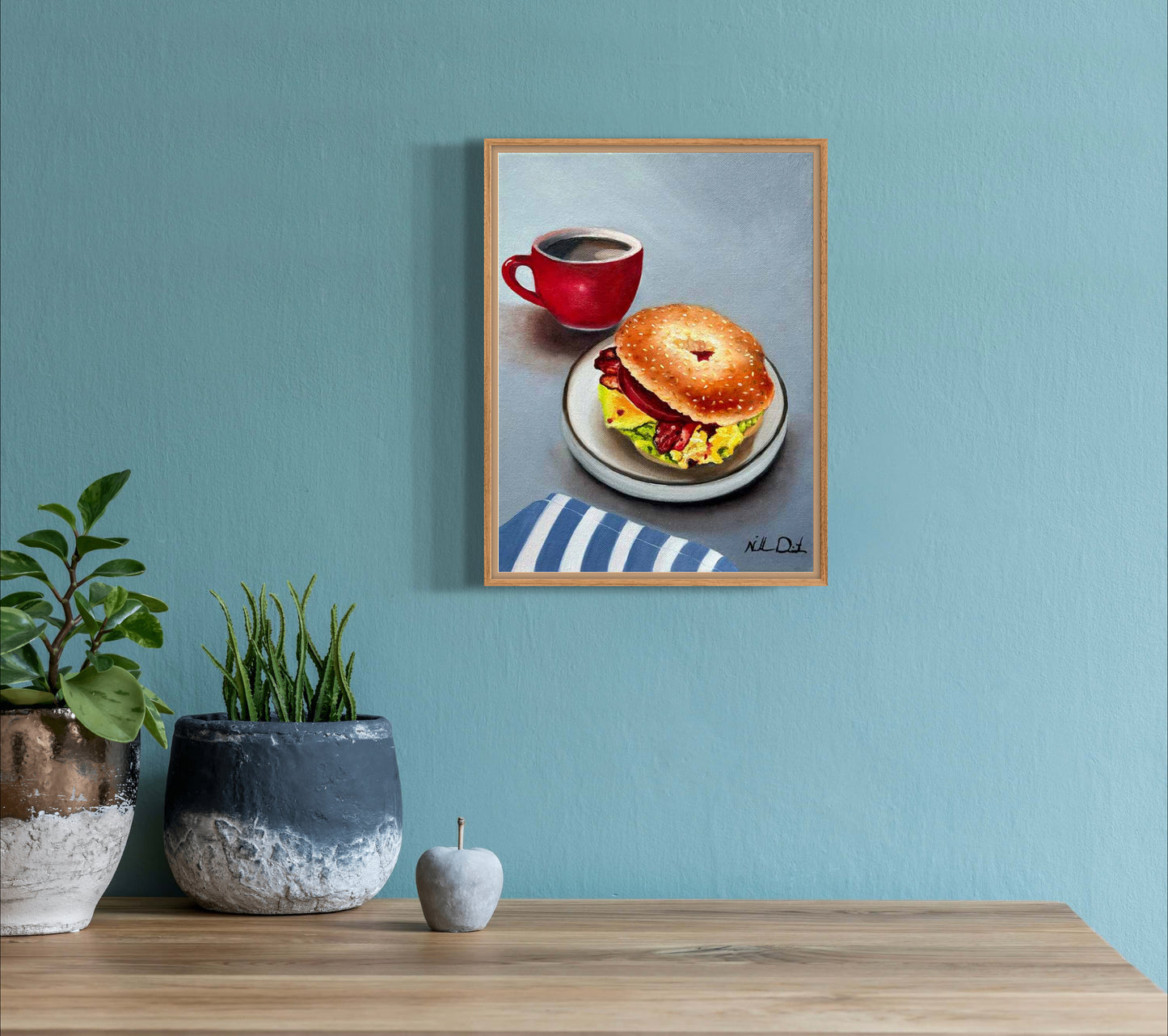 The Red Mug Moment -Art Print