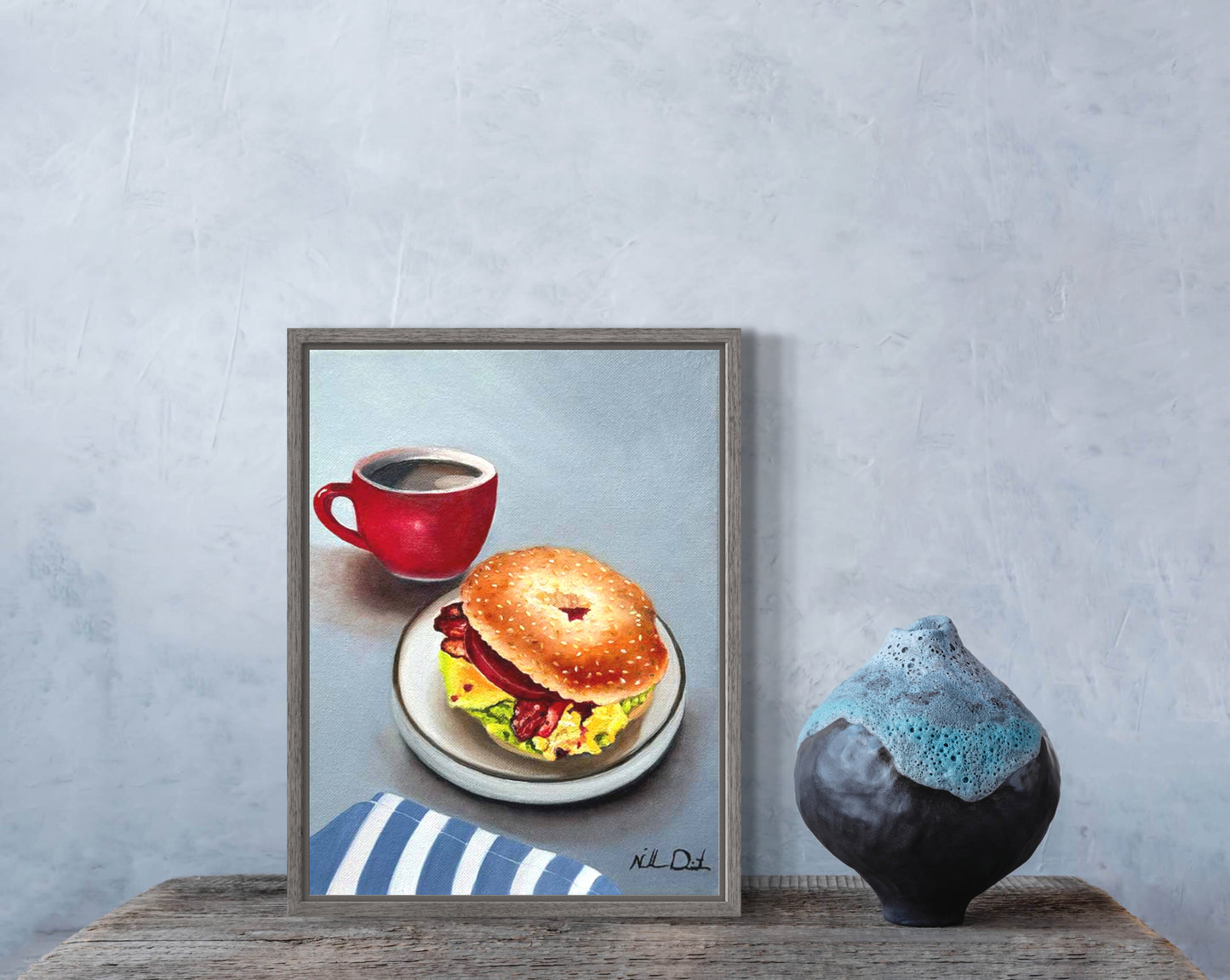 The Red Mug Moment -Art Print