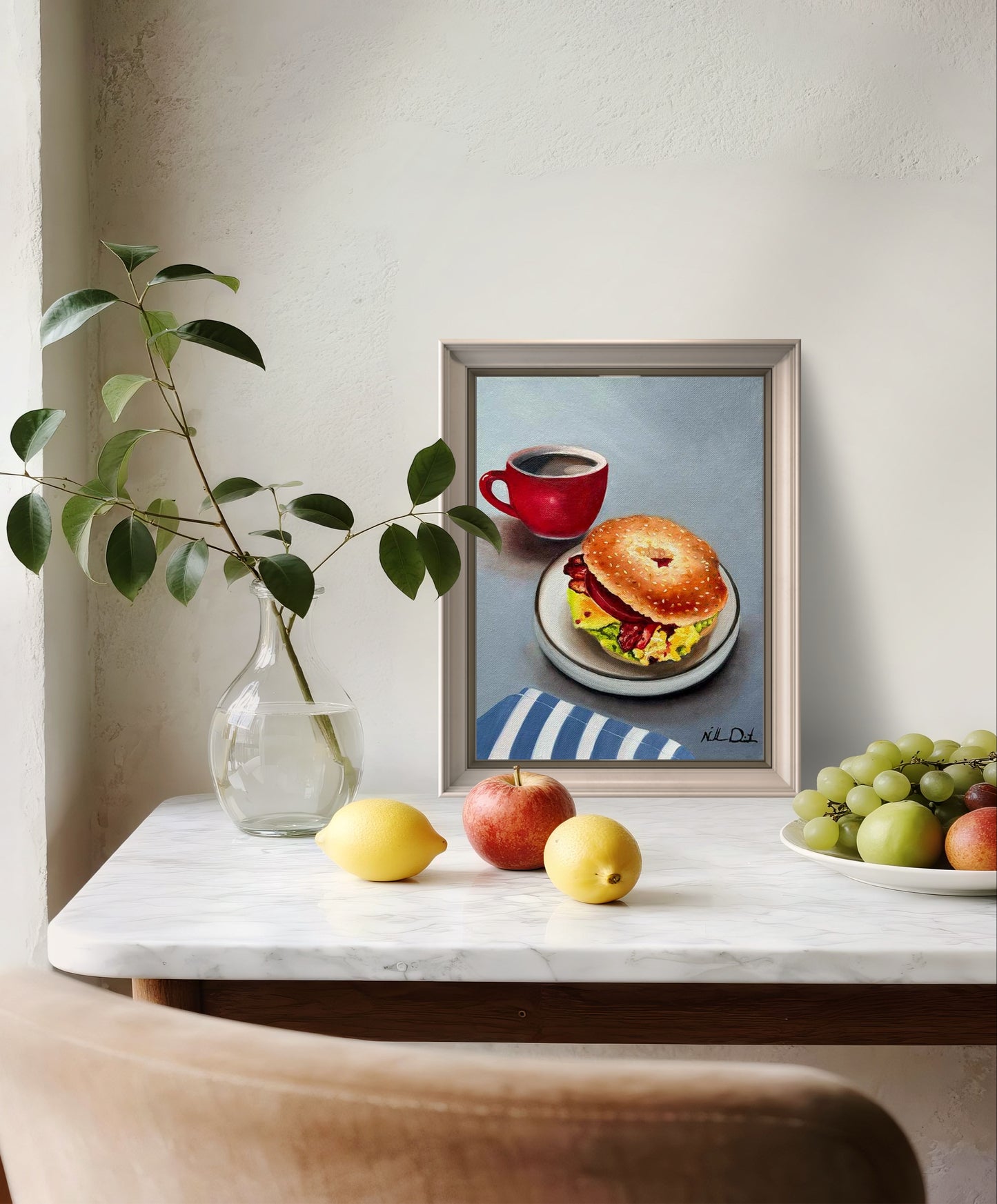 The Red Mug Moment -Art Print